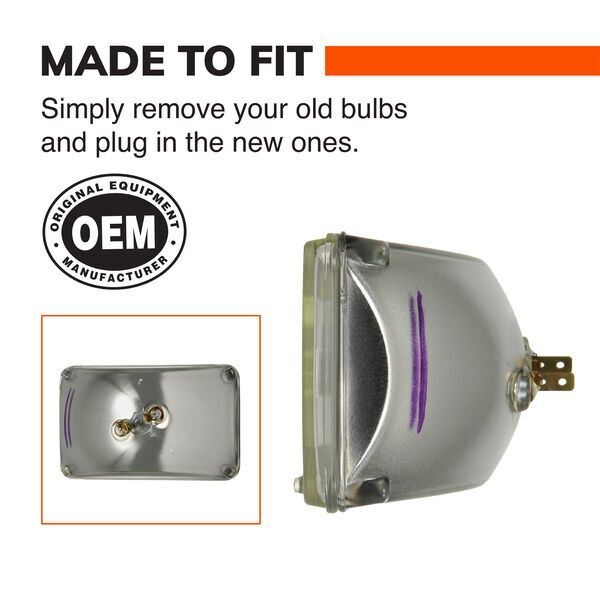 Sylvania H4651 SilverStar Sealed Beam Headlight