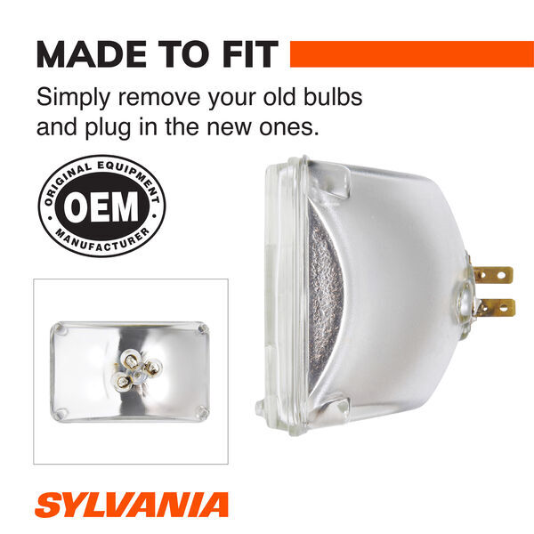 Sylvania H4666 Basic Sealed Beam Headlight