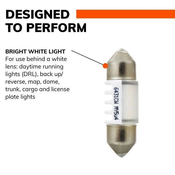 Sylvania DE3175 White LED Mini Bulb