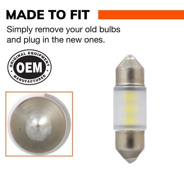 Sylvania DE3175 White LED Mini Bulb