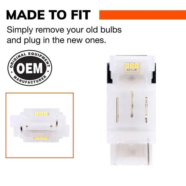 Sylvania 3156 White LED Mini Bulb, 2-Pk