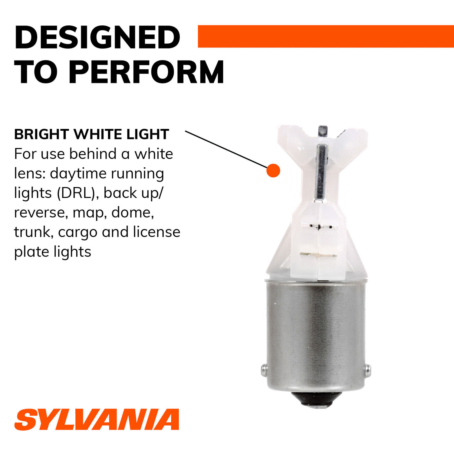 Sylvania 7506 White LED Mini Bulb, 2-Pk