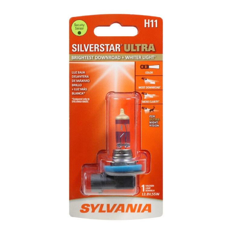 Sylvania SilverStar Ultra H11 Halogen Headlight Bulb