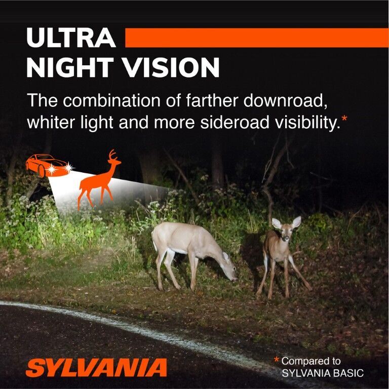 Sylvania SilverStar Ultra H11 Halogen Headlight Bulb