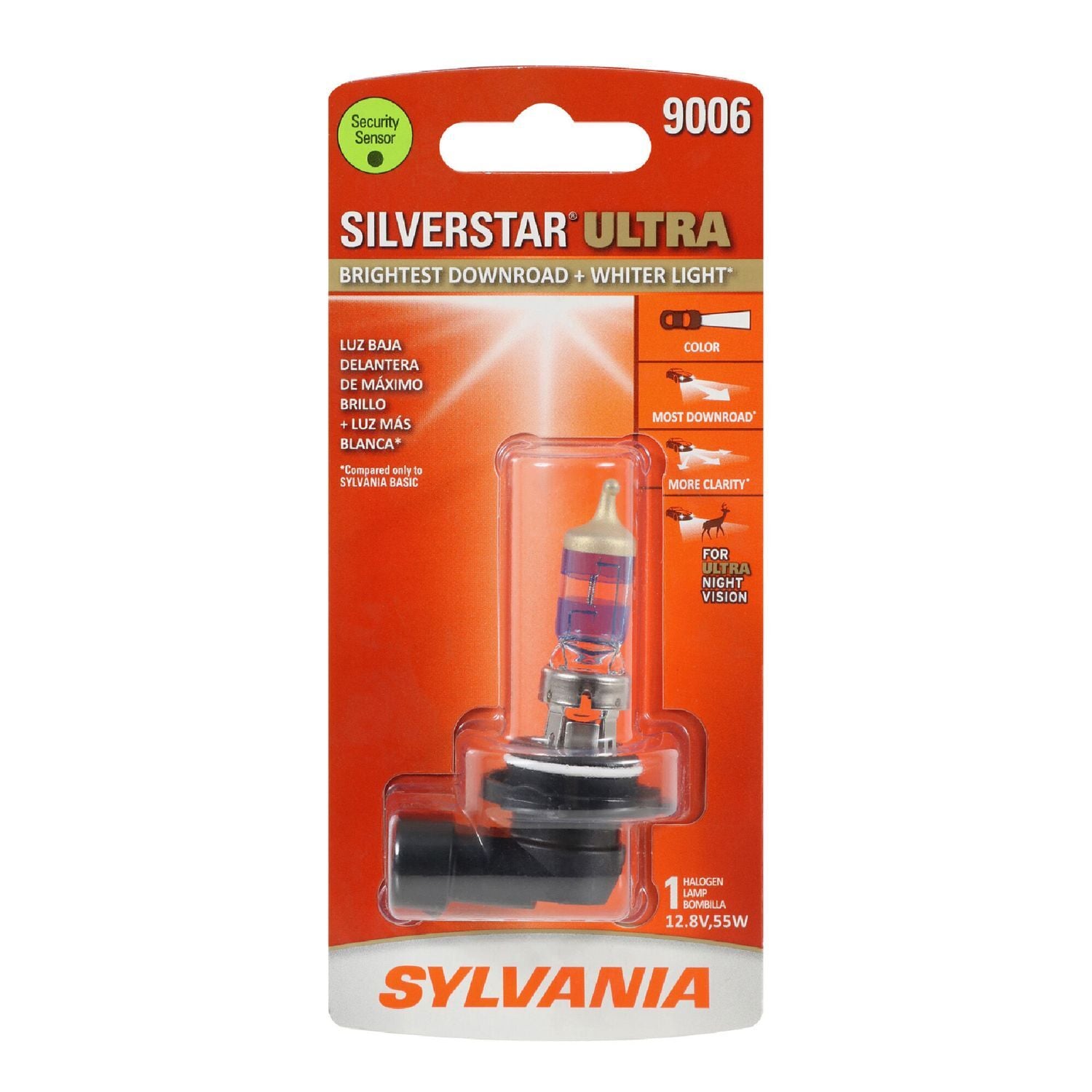 SYLVANIA 9006 SilverStar ULTRA Halogen Headlight Bulb