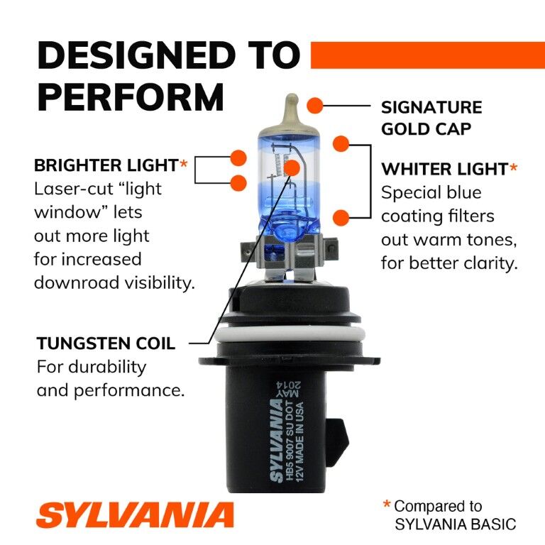 Sylvania SilverStar Ultra 9007 Halogen Headlight Bulb