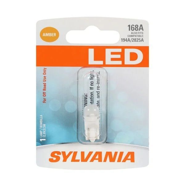 SYLVANIA 168A Amber LED Mini Bulb Mini Bulb
