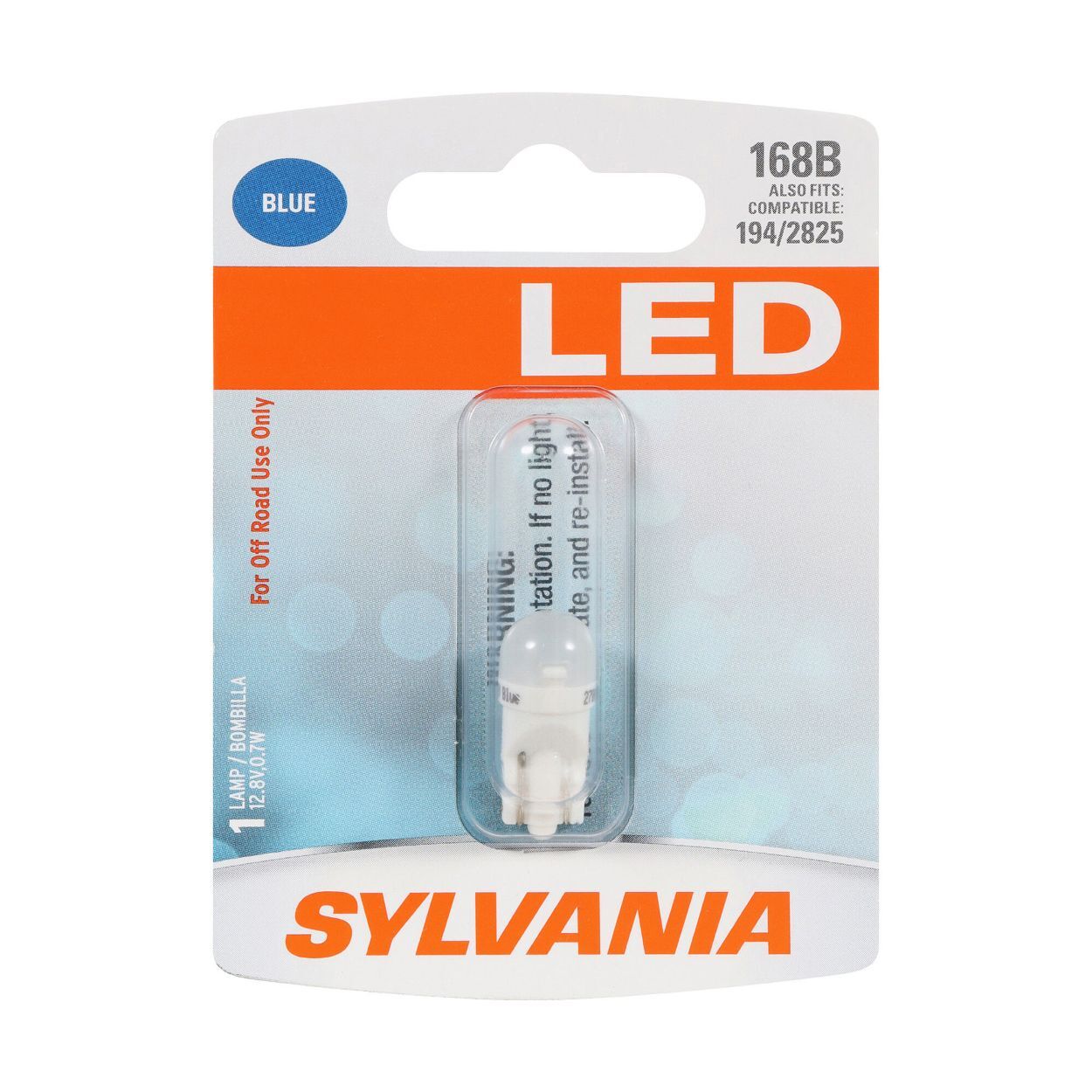 Sylvania 168B Blue LED Mini Bulb