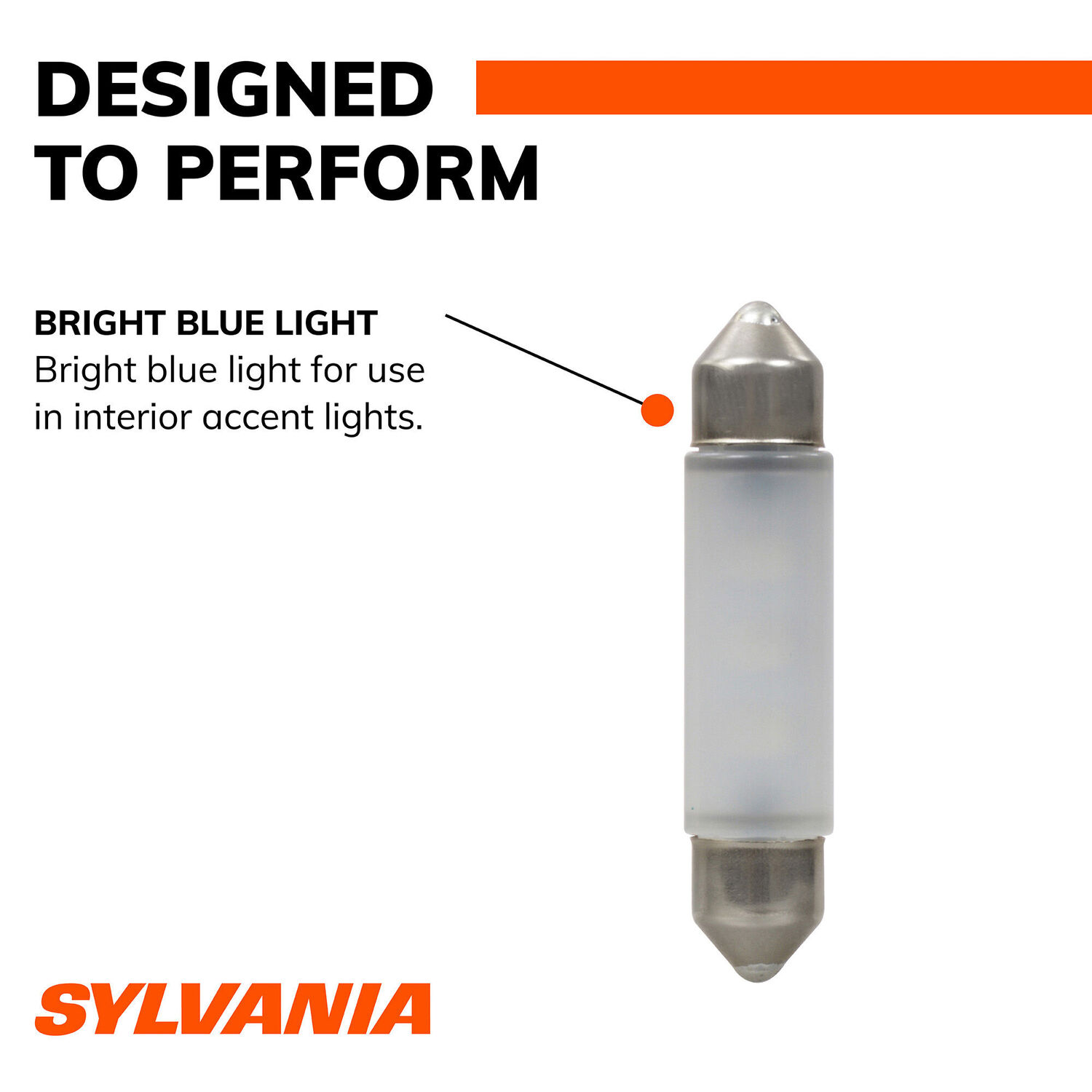 Sylvania Automotive 578 Blue LED Mini Bulb