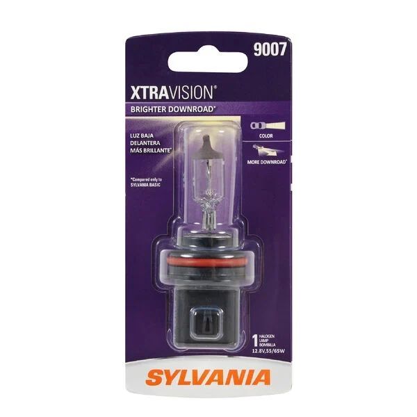 Sylvania 9007 XtraVision Halogen Headlight Bulb, 1-Pk