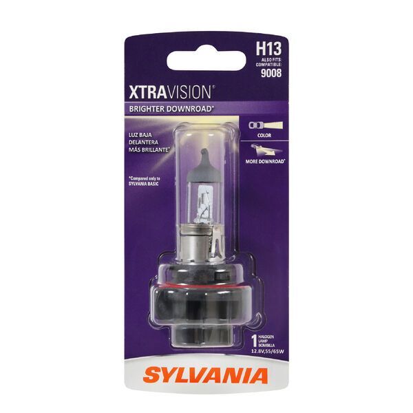 Sylvania H13 XtraVision Halogen Headlight Bulb