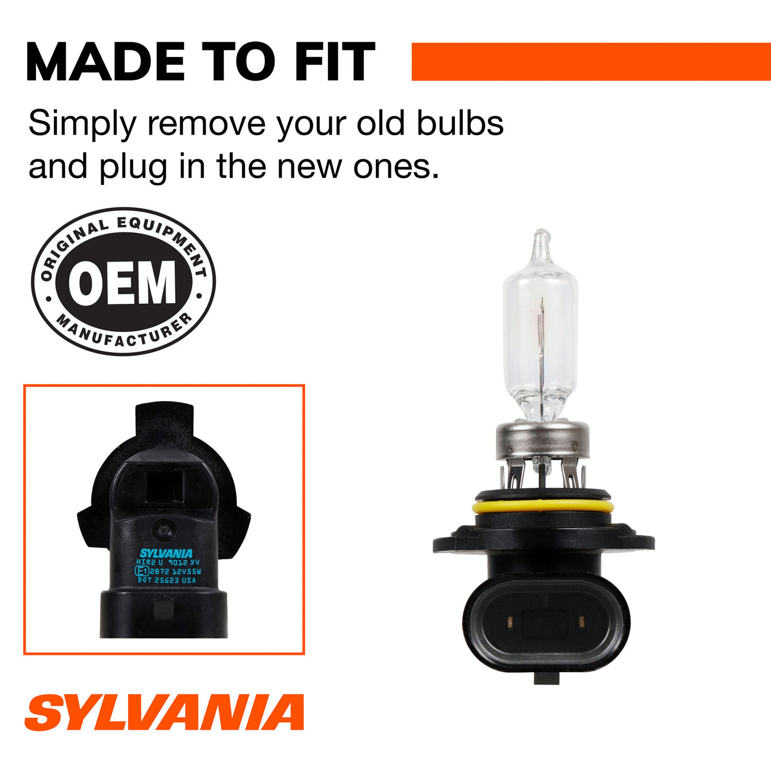 Sylvania XtraVision 9012 Halogen Headlight Bulb