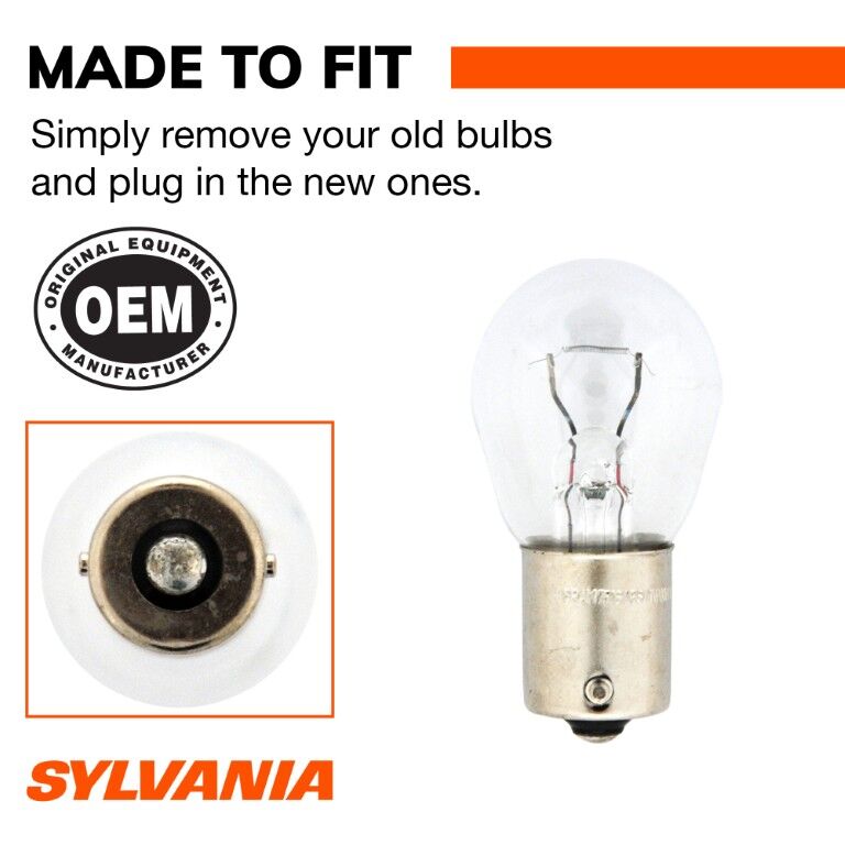 Sylvania Automotive 1141 Long Life Mini Bulb, 2-Pk