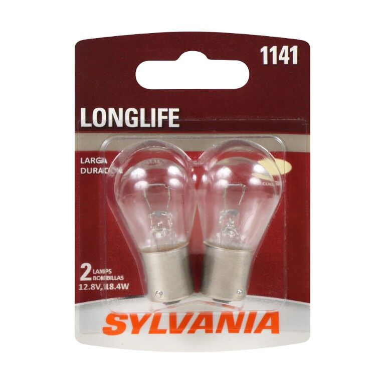 Sylvania Automotive 1141 Long Life Mini Bulb, 2-Pk