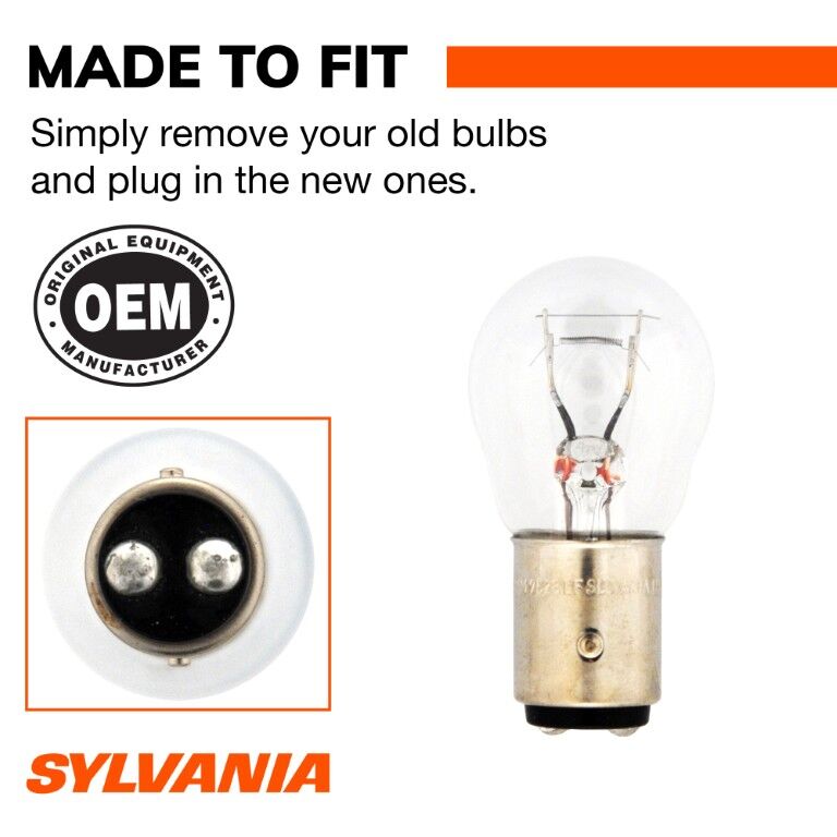 Sylvania Automotive 2057 Long Life Mini Bulb, 2-Pk
