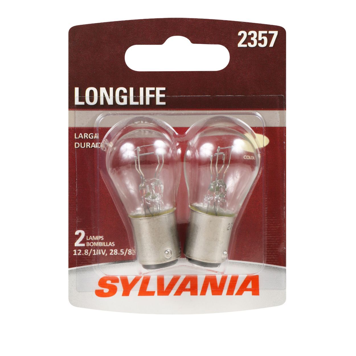 Sylvania 2357 Long Life Mini Bulb, 2-Pk