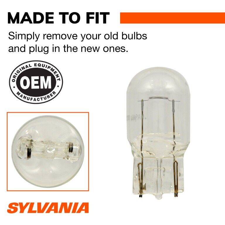 Sylvania Automotive 7440 Long Life Mini Bulb, 2-Pk
