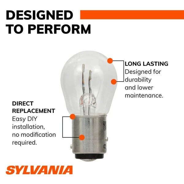 Sylvania 7528 Long Life Mini Bulb, 2-Pk