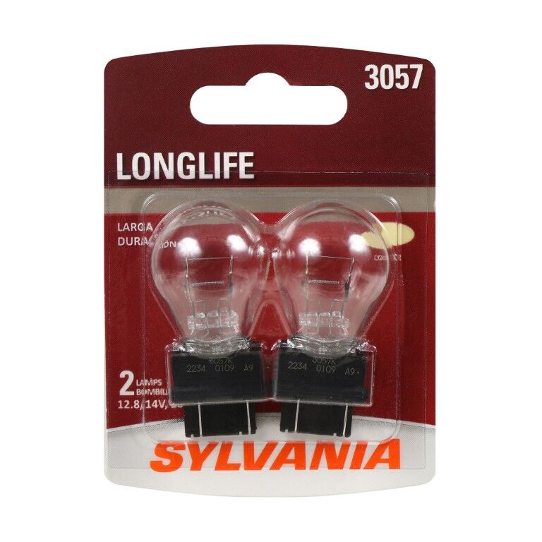 Sylvania Automotive 3057 Long Life Mini Bulb, 2-Pk