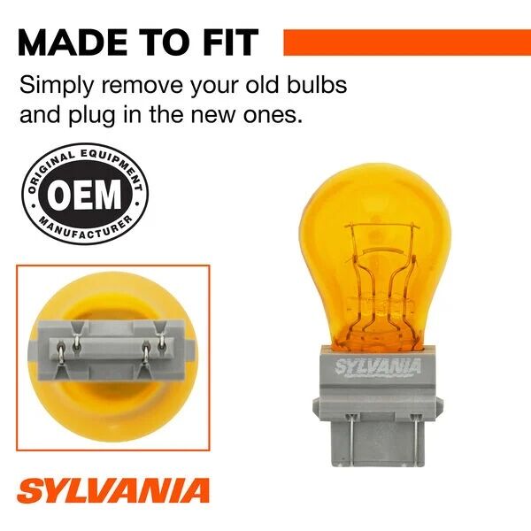 Sylvania 4157NA Long Life Mini Bulb, 2-Pk