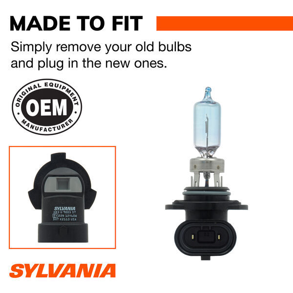 Sylvania 9005 Silverstar Halogen Headlight Bulb, 1-Pk
