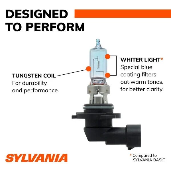 Sylvania 9005 Silverstar Halogen Headlight Bulb, 1-Pk