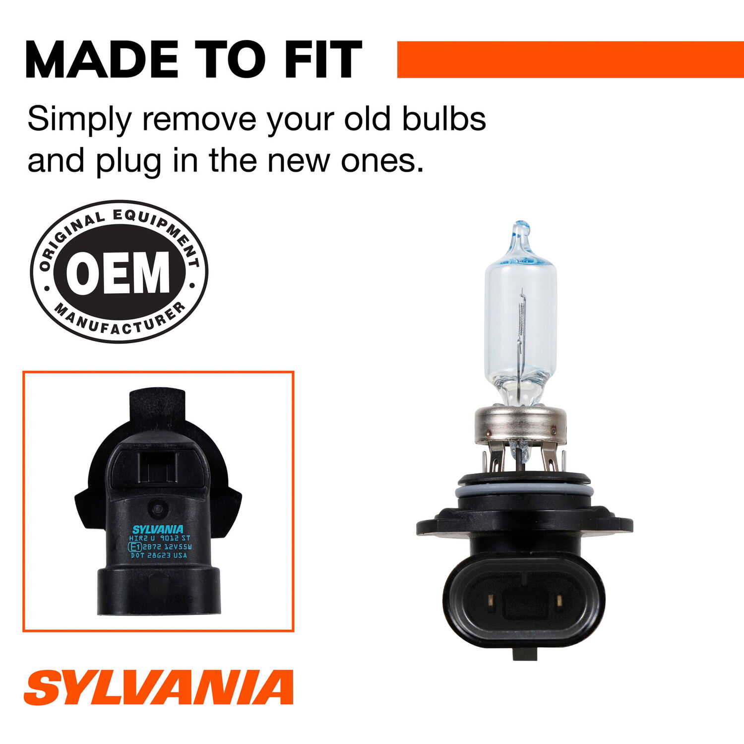 Sylvania SilverStar 9012 Halogen Headlight Bulb