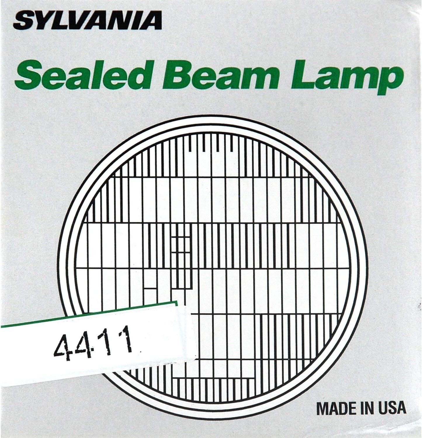 Sylvania 4411.BX PAR36 Sealed Beam Headlight, 4 1/2-In