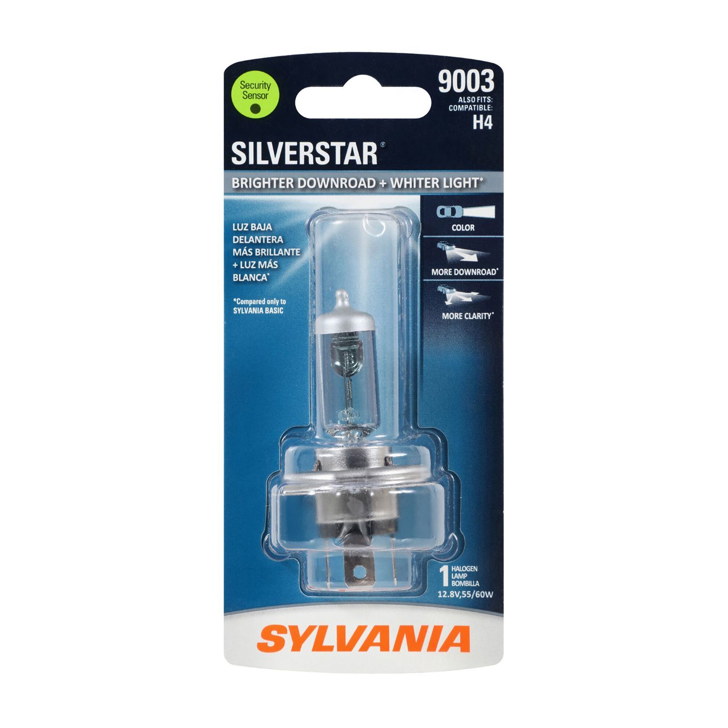 Sylvania 9003 SilverStar Halogen Headlight Bulb
