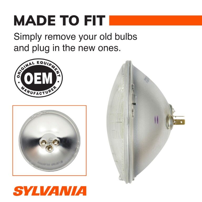 Sylvania XtraVision H6024 Sealed Beam Headlight