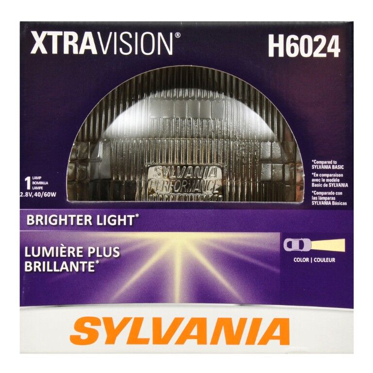 Sylvania XtraVision H6024 Sealed Beam Headlight