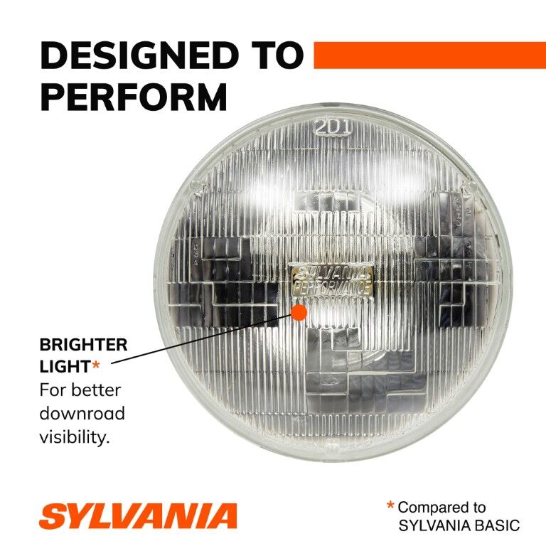 Sylvania XtraVision H6024 Sealed Beam Headlight