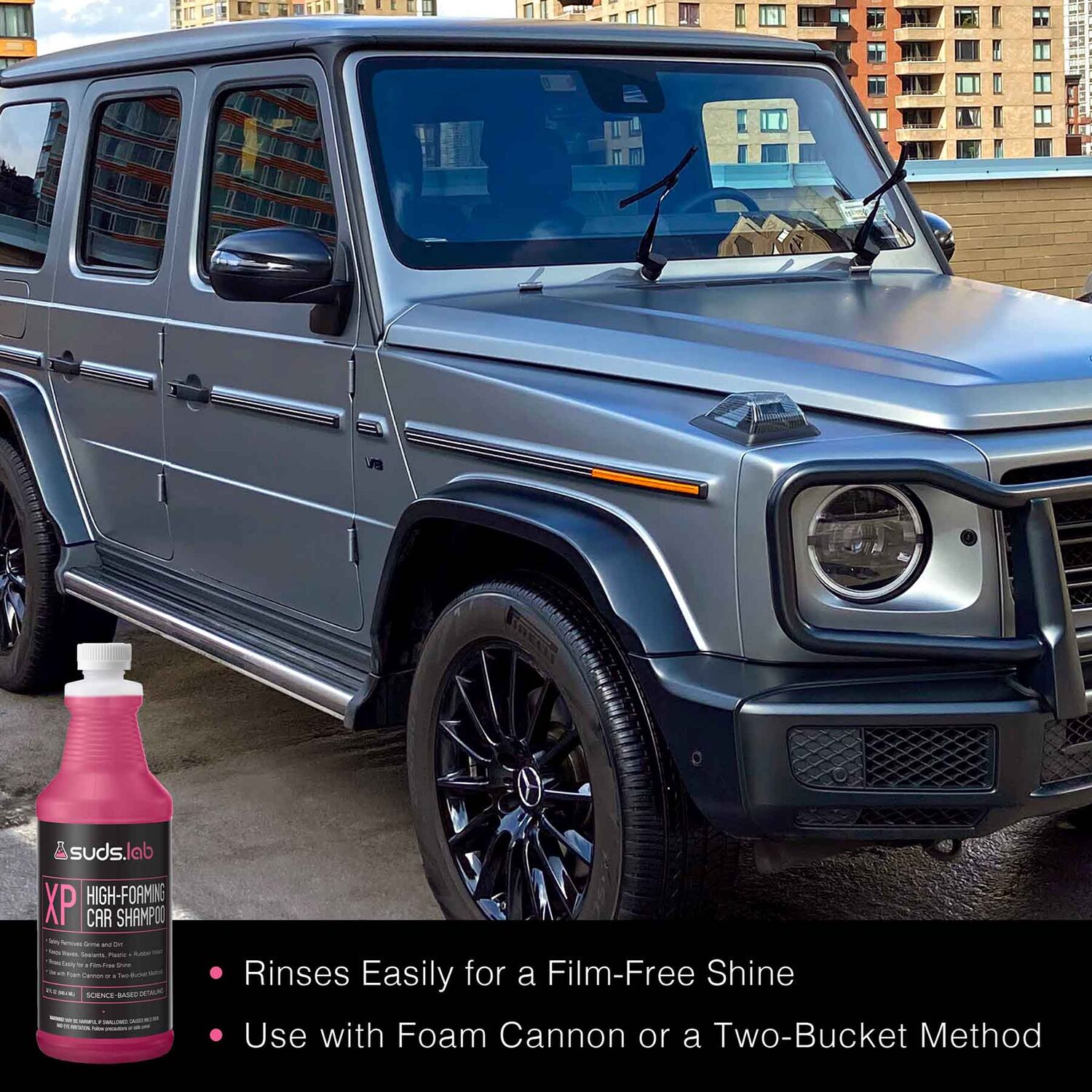 Suds.Lab XP High-Foaming Car Shampoo, 64-Oz