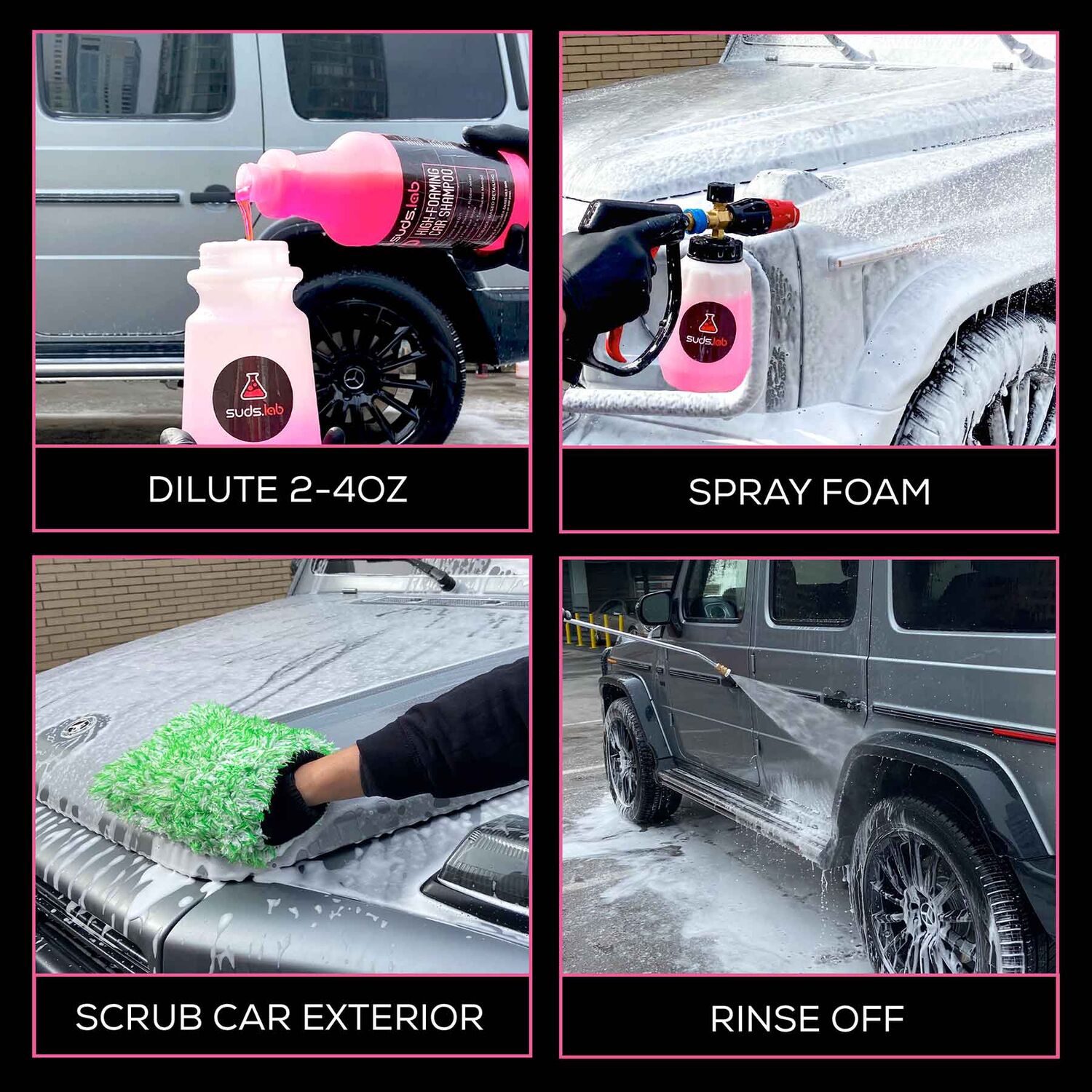 Suds.Lab XP High-Foaming Car Shampoo, 64-Oz