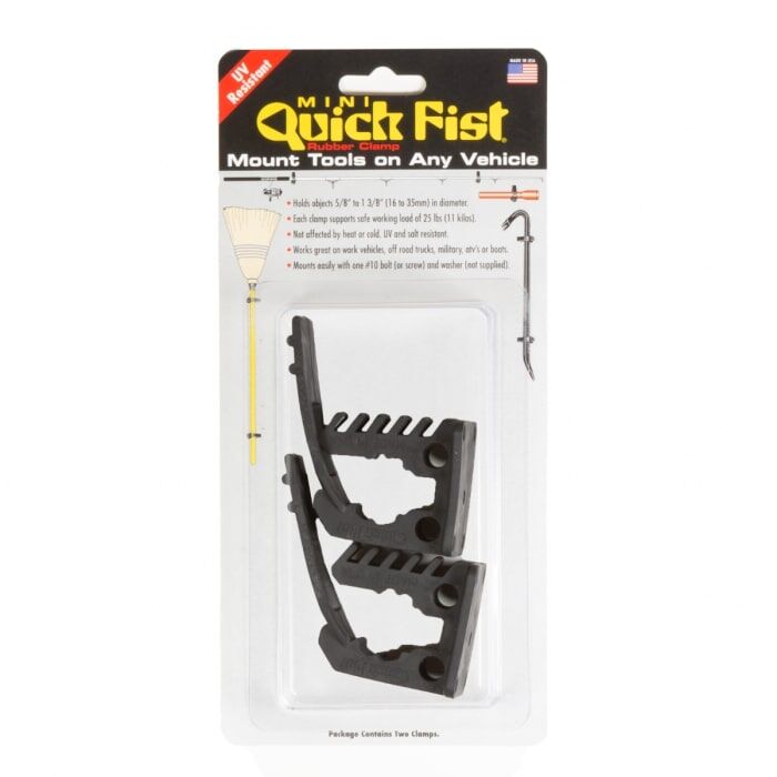 Mini Quick Fist Rubber Clamp, 2-Pk