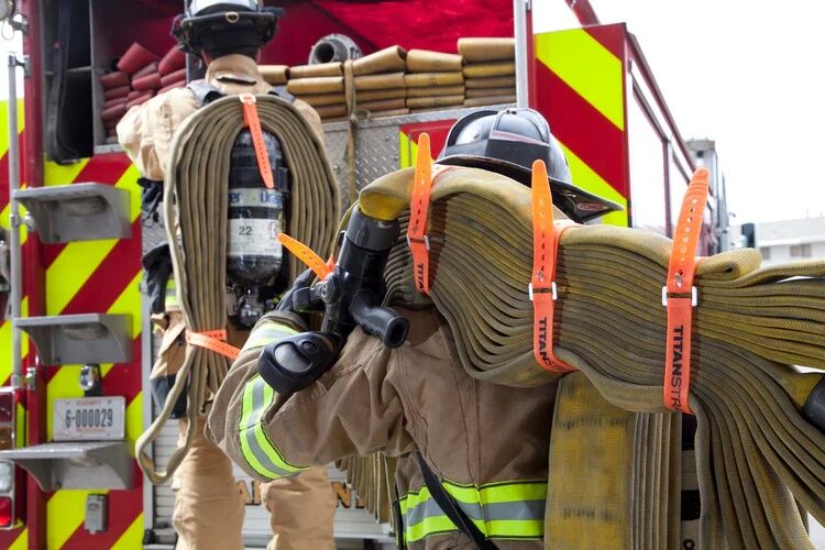 Titan Straps Orange Industrial Strap, 25-In