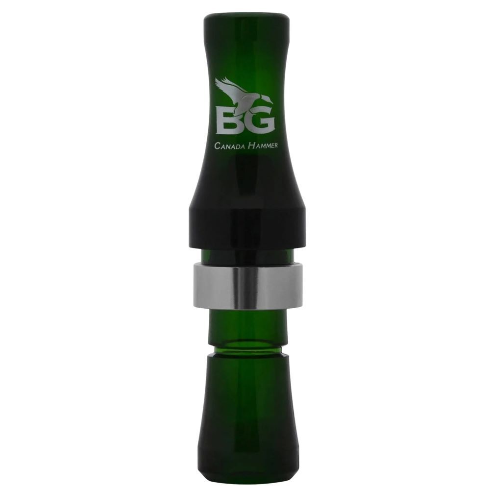 Buck Gardner Canada Hammer Camo Green Poly Goose Call