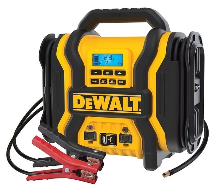 DEWALT 2000 Peak Amp Jump Starter With Digital Compressor & Portable Power