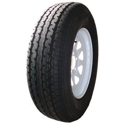 Hi Run Trailer Tire & Assembly 6 Ply 8 Spoke - ASR1074