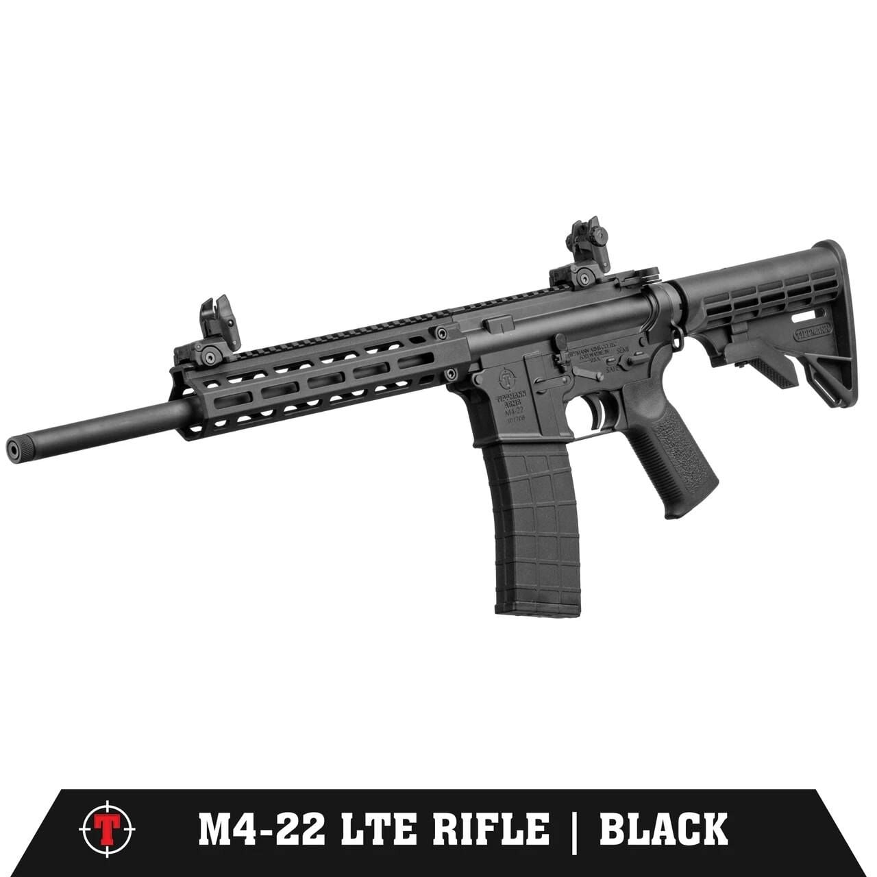 Tippmann Arms .22 LR M4-22 LTE 16 in. Rifle, Black, 25 rd.