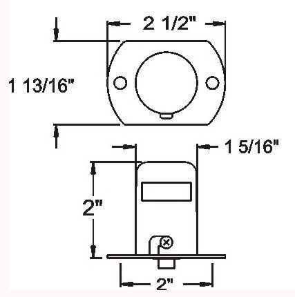 Optronics Chrome Armored License Light