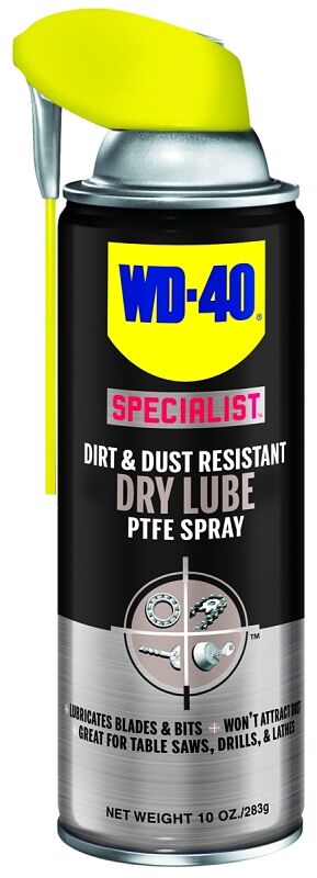 WD-40 Specialist Dirt & Dust Resistant Dry Lube PTFE Spray, 10 oz.