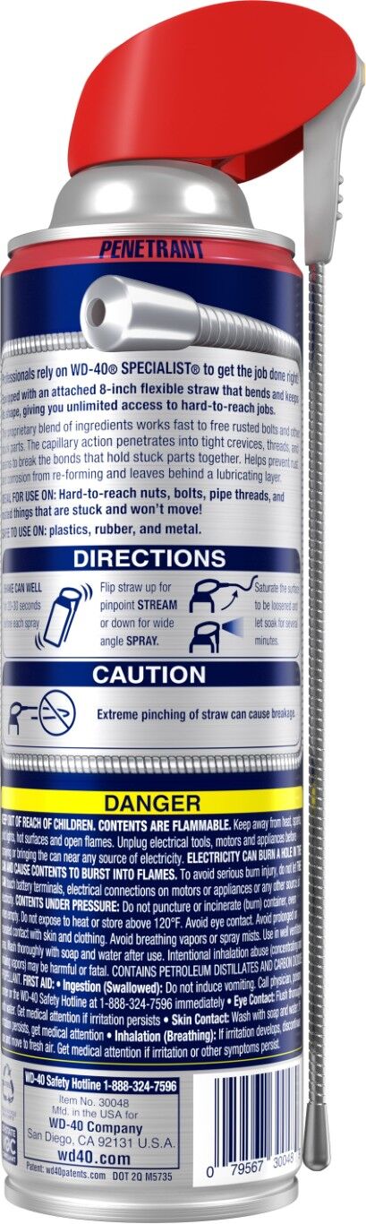 WD-40 Specialist Penetrant With EZ-REACH Nozzle, 13.5-Oz
