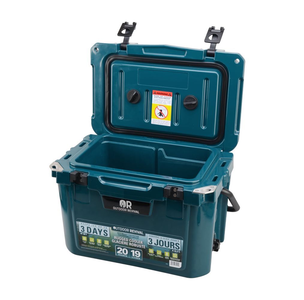 Outdoor Revival Teal Rugged Hard Cooler, 20-Qt