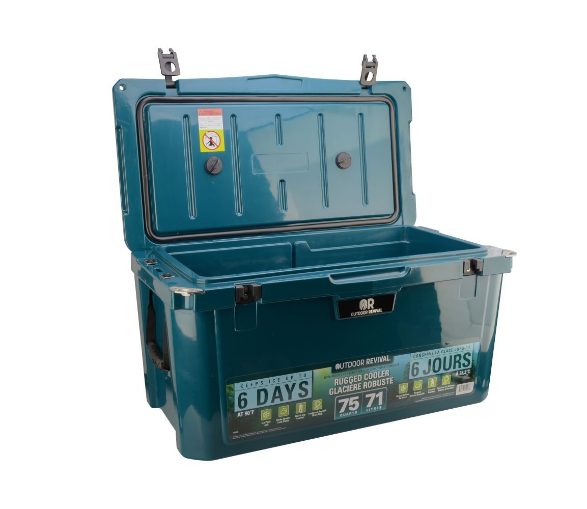 Outdoor Revival Navy Rugged Hard Cooler, 75-Qt