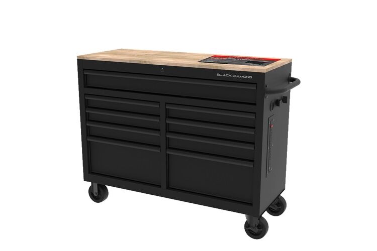 Black Diamond 9-Drawer Mobile Workbench, 46-In