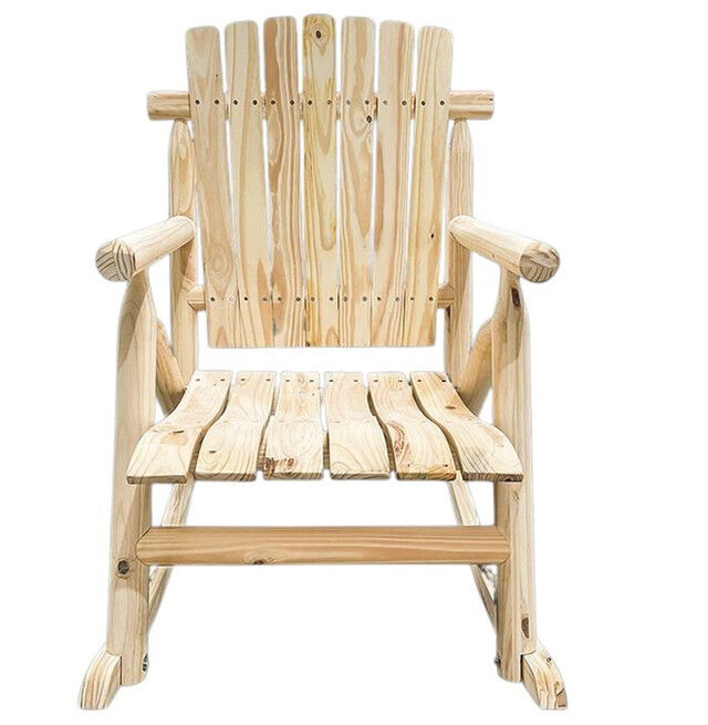 Livingscape Log Rocking Chair