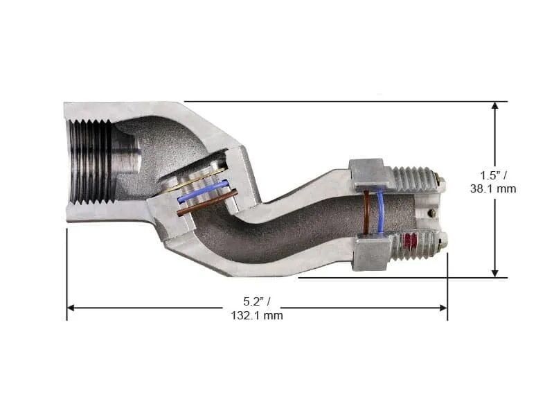 Husky Truck/High Volume Swivel, 1-In M NPT X 1-In F NPT