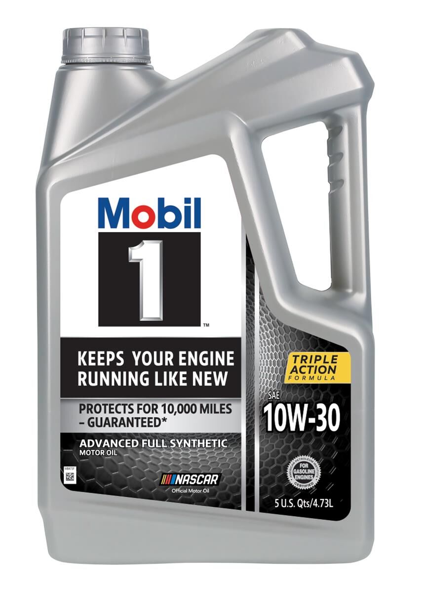 Mobil 1 Synthetic 10W-30 Motor Oil, 5-Qt