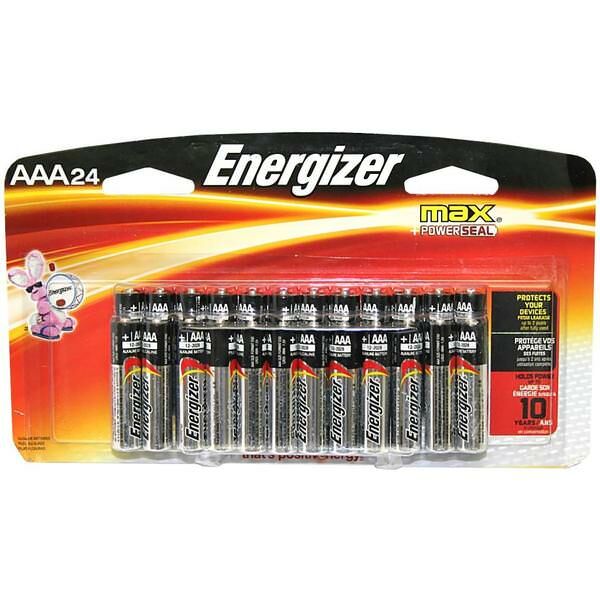 Energizer 24 Pack Max Alkaline AAA Batteries